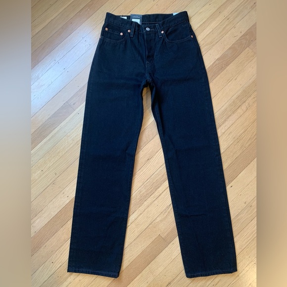 Levi's Denim - NWT LEVI’S 501 90’s BLACK BUTTONFLY STRAIGHT LEG JEANS WOMENS 26x32/Actual 32.5